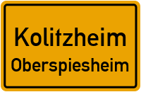 Spiesheimer Straße in KolitzheimOberspiesheim