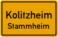 Häckergasse in 97509 Kolitzheim (Stammheim)