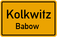 Straßenverzeichnis Kolkwitz Babow