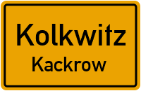 Straßenverzeichnis Kolkwitz Kackrow