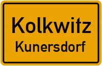 Straße Des Friedens in KolkwitzKunersdorf