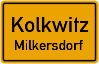 Milkersdorfer Straße Ausbau in KolkwitzMilkersdorf