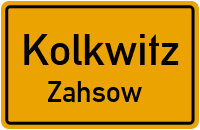 an Der Kreisstraße in KolkwitzZahsow