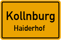 Straßen in Kollnburg Haiderhof