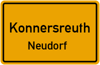 Straßen in Konnersreuth Neudorf