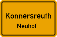 Straßenverzeichnis Konnersreuth Neuhof