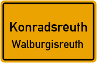 Straßenverzeichnis Konradsreuth Walburgisreuth