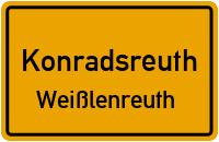 Straßenverzeichnis Konradsreuth Weißlenreuth