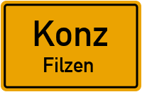 Straßen in Konz Filzen