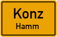 Straßenverzeichnis Konz Hamm
