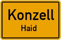 Kirchplatz in KonzellHaid