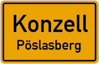 Pöslasberg in KonzellPöslasberg