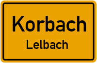 Stadtweg in KorbachLelbach