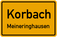 Straßenverzeichnis Korbach Meineringhausen