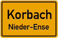 Küsterweg in KorbachNieder-Ense