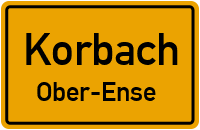Schoosweg in KorbachOber-Ense