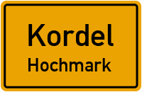 Hochmark in KordelHochmark