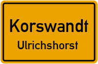 Dorfstraße in KorswandtUlrichshorst