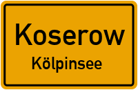 Kurze Straße in KoserowKölpinsee