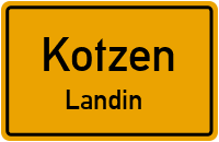 Steinstraße in KotzenLandin