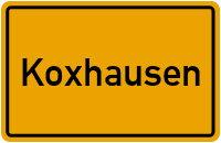 City Sign Koxhausen