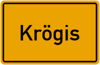 Ortsschild Krögis