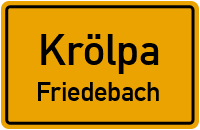 Am Krebsbach in KrölpaFriedebach