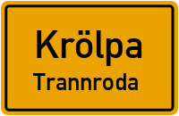 Am Froschfelde in KrölpaTrannroda