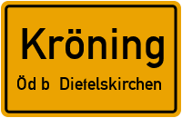 Straßenverzeichnis Kröning Öd b. Dietelskirchen