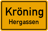 Straßenverzeichnis Kröning Hergassen
