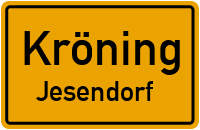 Dorfstraße in KröningJesendorf