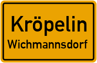 Schmiedegasse in KröpelinWichmannsdorf
