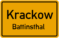 Krackower Straße in KrackowBattinsthal