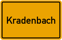 City Sign Kradenbach