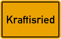 Ortsschild von Gemeinde Kraftisried in Bayern