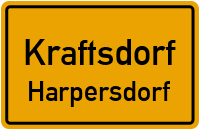 Straße der Einheit in KraftsdorfHarpersdorf