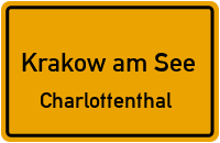 Parkweg in Krakow am SeeCharlottenthal