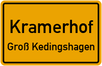 Böttcherstraße in KramerhofGroß Kedingshagen