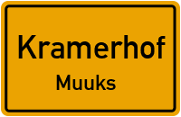 Dorfstraße in KramerhofMuuks