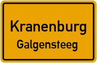 Schwarze Steege in KranenburgGalgensteeg