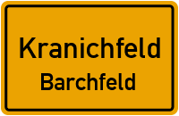 Hauptstraße in KranichfeldBarchfeld