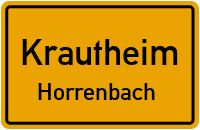 Straßenverzeichnis Krautheim Horrenbach
