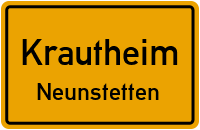 Kirchensteige in 74238 Krautheim (Neunstetten)