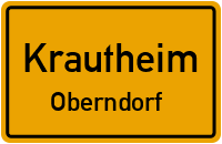 Straßenverzeichnis Krautheim Oberndorf
