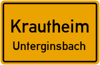Straßenverzeichnis Krautheim Unterginsbach