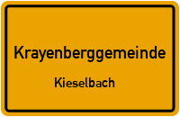 Bachstraße in KrayenberggemeindeKieselbach