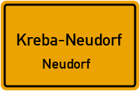 Dorf Pfad in Kreba-NeudorfNeudorf