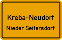 Schmiedeweg in Kreba-NeudorfNieder Seifersdorf