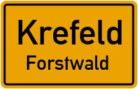 Schwarzdornweg in KrefeldForstwald