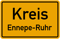 Ortsschild Kreis.Ennepe-Ruhr